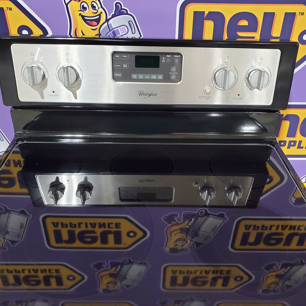 Pictures of Whirlpool 30-inch Freestanding Electric Range with 6.4 cu. ft. Convection in Stainless Steel WFE540H0ES - Certified Refurbished - Neu Appliance Outlet - Discount Appliance Outlet in Austin, Tx