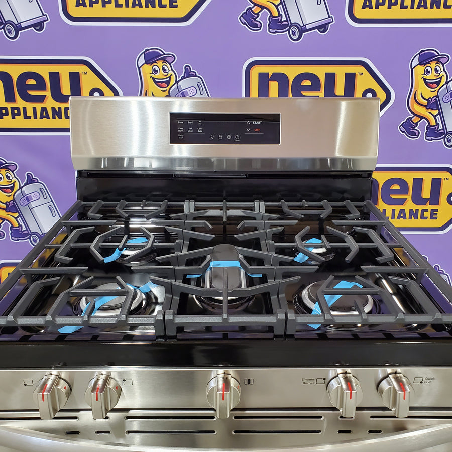 Frigidaire Stainless Steel Gas Range with Air Fry and Five Burner Cooktop 20531SD487 - FCRG3083AS - Scratch & Dent (Minor)