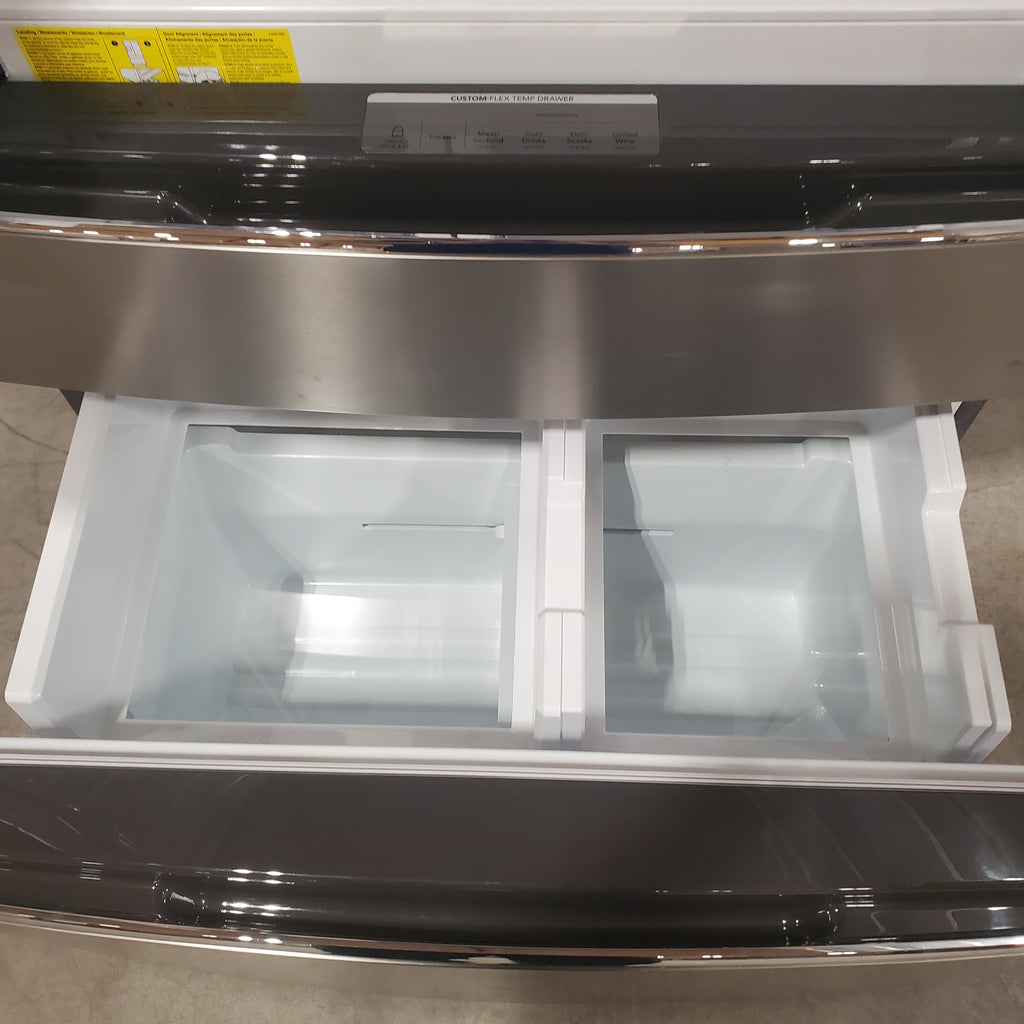 Pictures of Frigidaire Gallery 22 Cu. Ft. 4-Door Counter-depth French Door Refrigerator with Ice Maker (Fingerprint Resistant Stainless Steel) ENERGY STAR 20SD142 - GRMC2273CF - Scratch & Dent (Moderate) - Neu Appliance Outlet - Discount Appliance Outlet in Austin, Tx