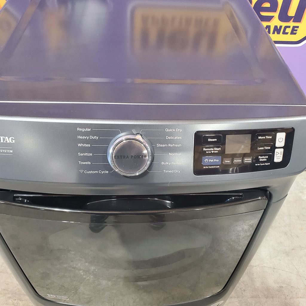 Pictures of Maytag 7.4 cu. ft. Smart Pet Pro Front Load Electric Dryer 3SD717 - MED7020RF - Scratch & Dent (Minor) - Neu Appliance Outlet - Discount Appliance Outlet in Austin, Tx