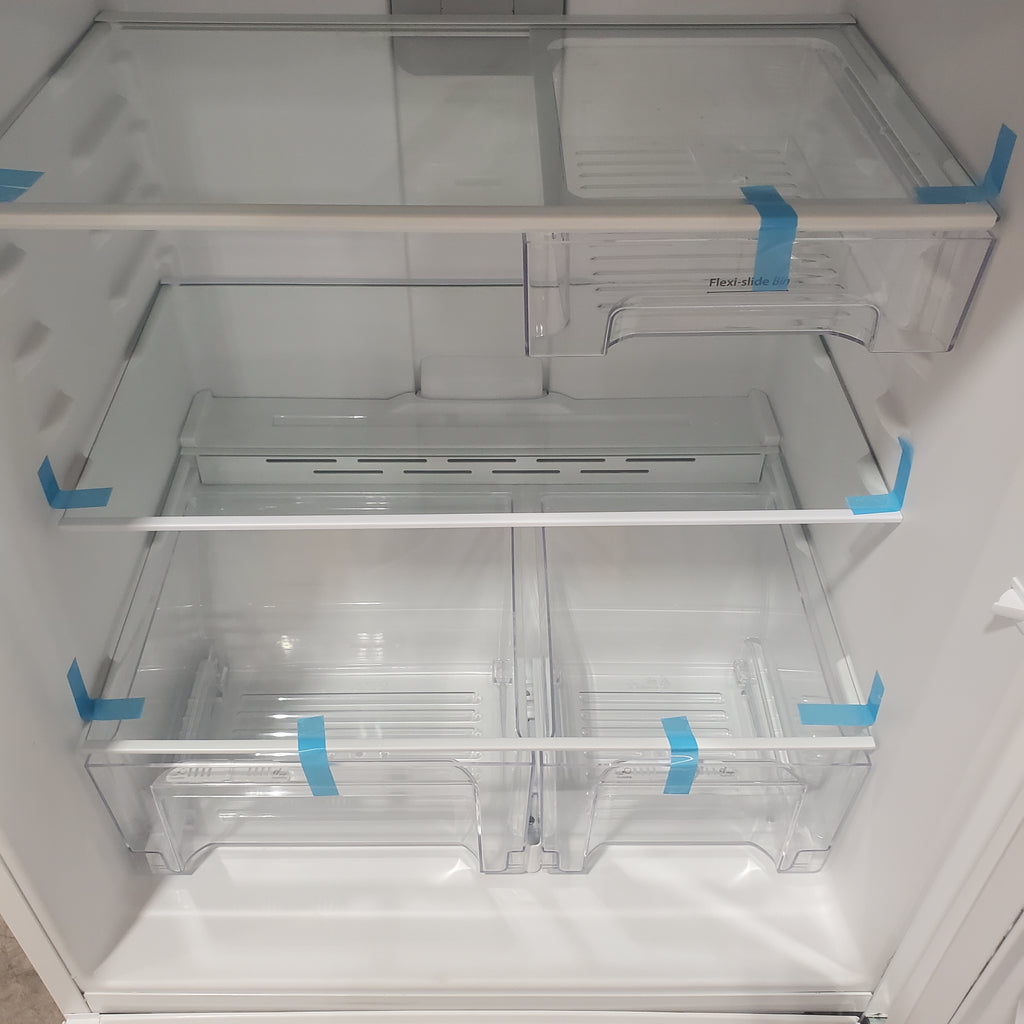 Pictures of Whirlpool 33" Wide Top Freezer 20.5 cu ft Refrigerator with Ice Maker and Frameless Glass Shelves and Flexi-Slide Bin - 3SD483 - WRT311FZDW - Open Box - Neu Appliance Outlet - Discount Appliance Outlet in Austin, Tx