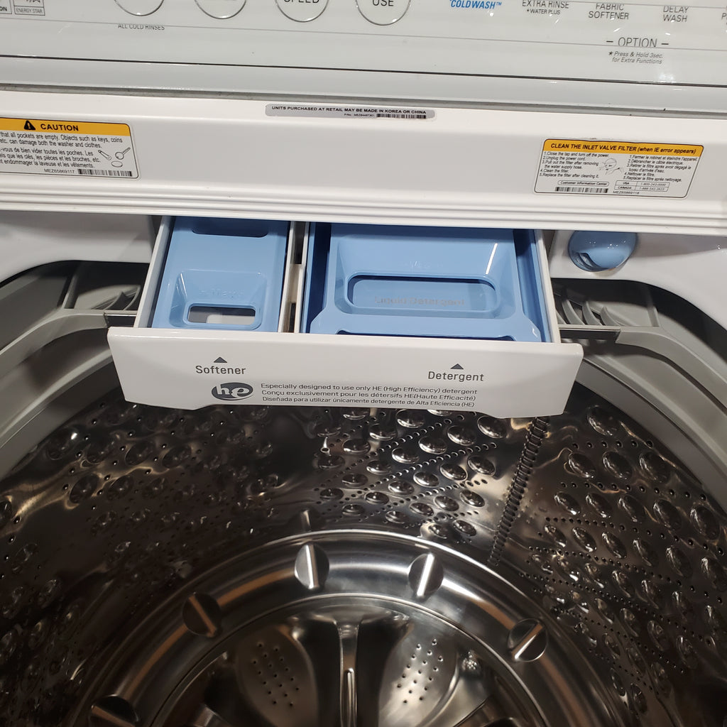 Pictures of LG 4.9 cu.ft. MEGA Capacity High Efficiency Top Load Washer 1CR5052 - WT5270CW - Certified Refurbished - Neu Appliance Outlet - Discount Appliance Outlet in Austin, Tx