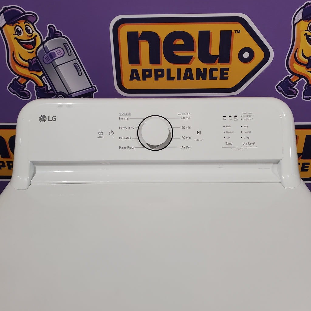 Pictures of LG 7.3 Cu. Ft. Electric Rear Control Ultra Large Capacity Dryer in White with Sensor Dry DLE6100W - Certified Refurbished - Neu Appliance Outlet - Discount Appliance Outlet in Austin, Tx
