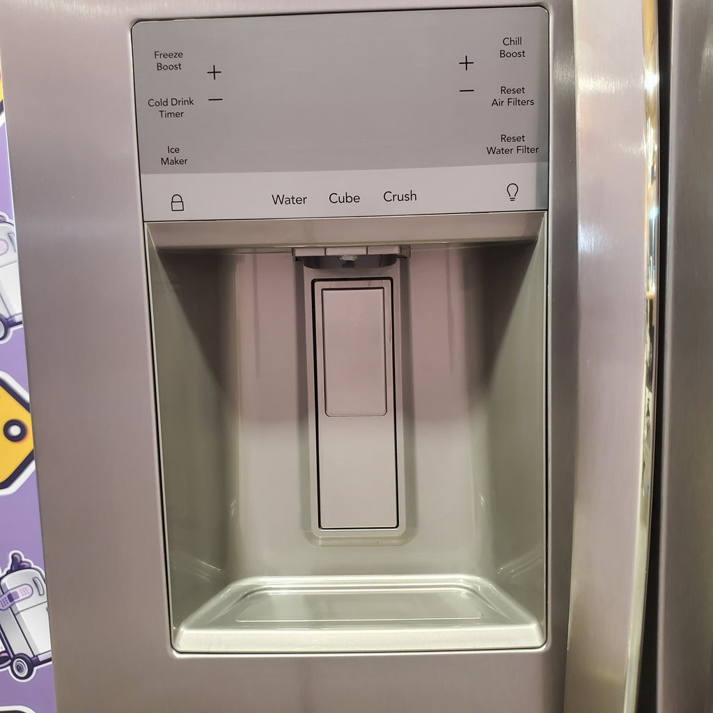 Pictures of Frigidaire Gallery 22 Cu. Ft. 33" Standard-Depth Side-by-Side Refrigerator 31134SD216 - GRSS2352AF - Scratch & Dent (Moderate) - Neu Appliance Outlet - Discount Appliance Outlet in Austin, Tx