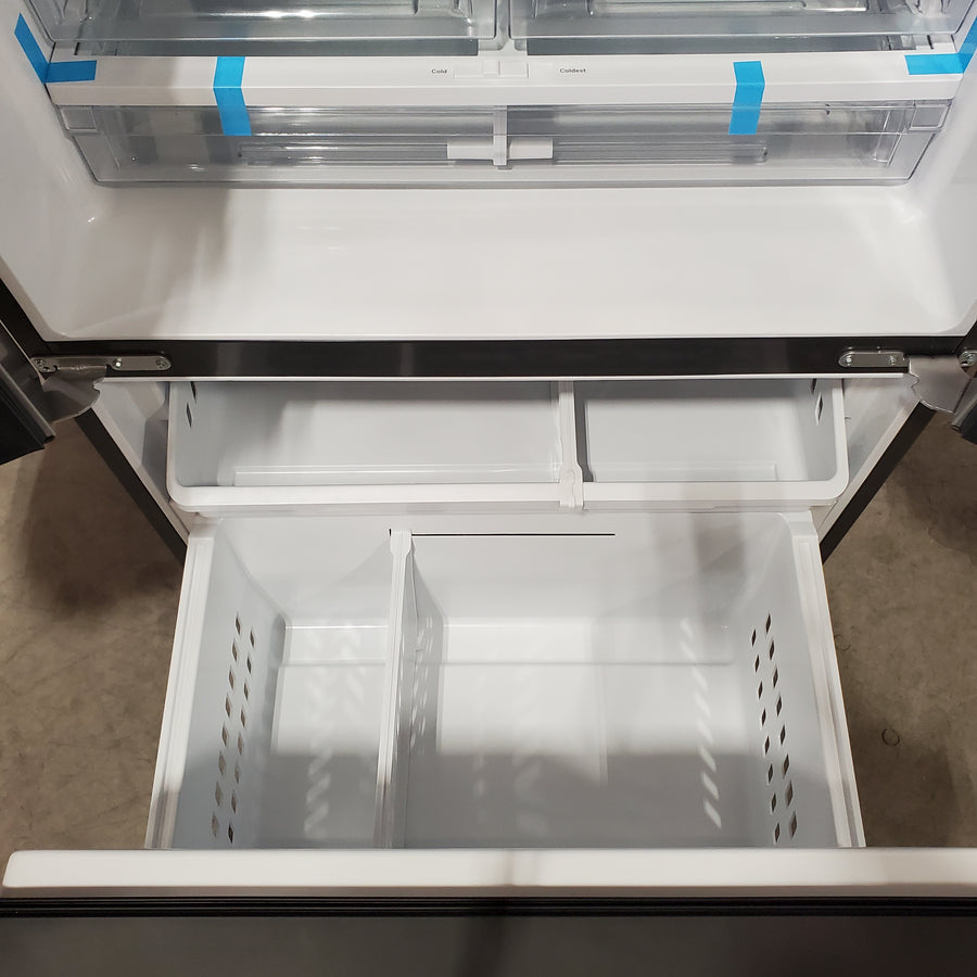 GE ENERGY STAR 25.7 Cu. Ft. Fingerprint Resistant French-Door Refrigerator GFE26JYMFS - Scratch & Dent (Moderate)