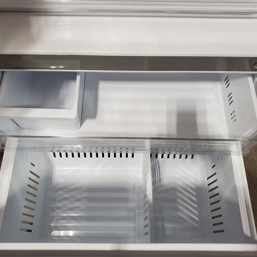 Pictures of LG 26 cu ft ENERGY STAR Counter-Depth Smart French Door Refrigerator in Fingerprint Resistant Stainless Steel with Dual Ice Maker 22132SD141 - LRFXC2606S - Scratch & Dent (Moderate) - Neu Appliance Outlet - Discount Appliance Outlet in Austin, Tx