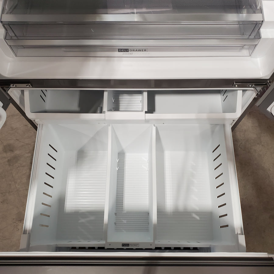 Whirlpool French Door Refrigerator in Fingerprint Resistant Stainless Finish with In-Door Water and Ice Maker - 30 cu. ft. 22132SD136 - WRFF3536SZ - Scratch & Dent (Moderate)