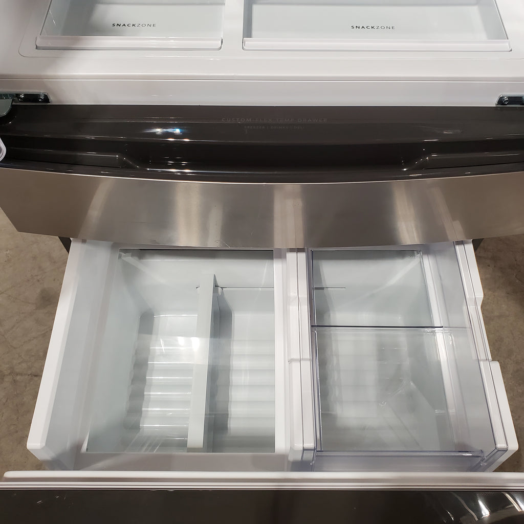 Pictures of Frigidaire 26 Cu. Ft. Standard-Depth 4-Door French Door Refrigerator 20131SD201 - FRMS274TAV - Scratch & Dent (Major) - Neu Appliance Outlet - Discount Appliance Outlet in Austin, Tx