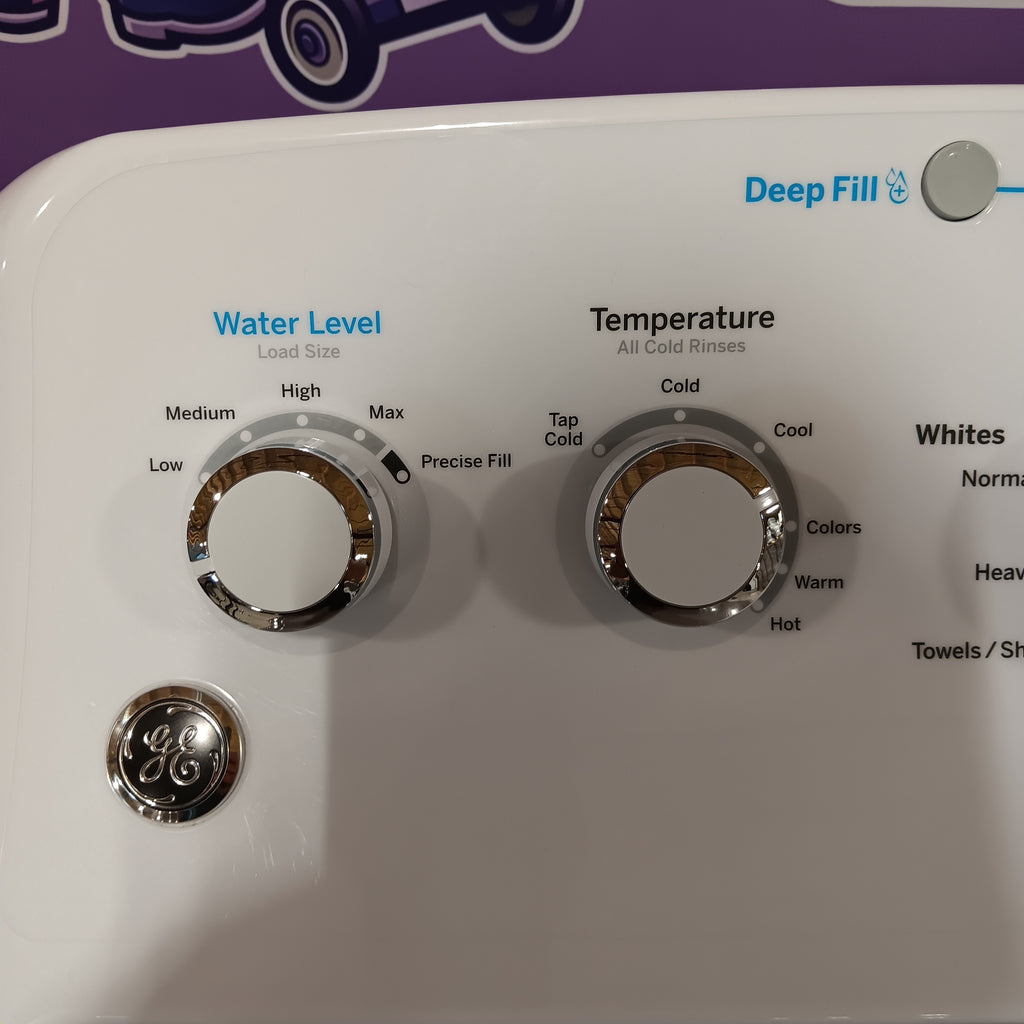 Pictures of GE® 4.5 cu. ft. Capacity Washer with Stainless Steel Basket in White 05121CR89 - GTW465ASNWW - Certified Refurbished - Neu Appliance Outlet - Discount Appliance Outlet in Austin, Tx