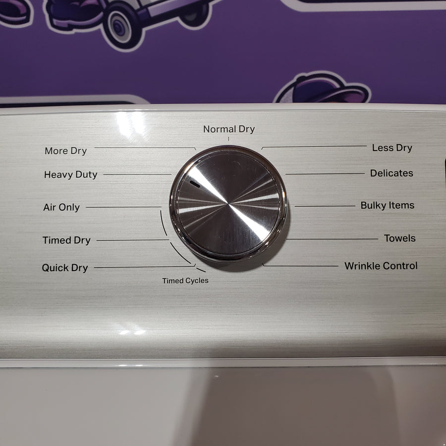 Maytag Top Load 4.8 cu ft Washer with Deep Fill and Slow-Close Glass Lid MVW6200KW - Scratch & Dent (Major) and Maytag 7.0 cu ft Electric Dryer with Moisture Sensing and Quick Dry Cycle 16242 - MED6200KW - Scratch & Dent (Minor)