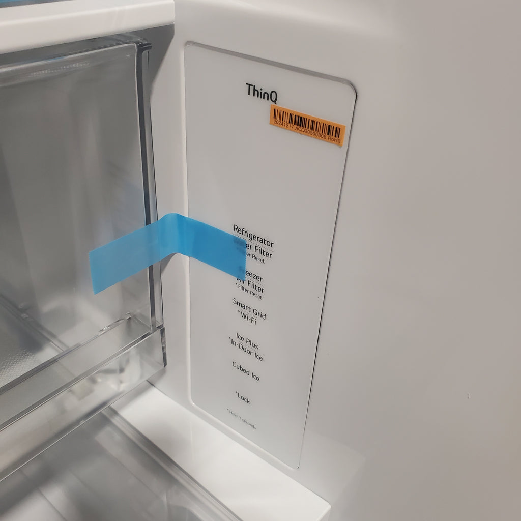 Pictures of LG 26 cu ft ENERGY STAR Counter-depth Smart French Door Refrigerator in Fingerprint Resistant Stainless Steel with Dual Ice Maker 3SD670 - LRFXC2606S - Open Box - Neu Appliance Outlet - Discount Appliance Outlet in Austin, Tx