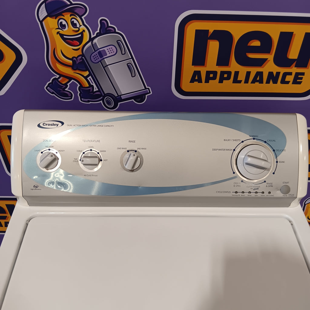 Pictures of Crosley White 3.5 Cu. Ft. Top Load 9 Cycle Washer with Late Lid Lock CAW9352EW1 - Certified Refurbished - Neu Appliance Outlet - Discount Appliance Outlet in Austin, Tx