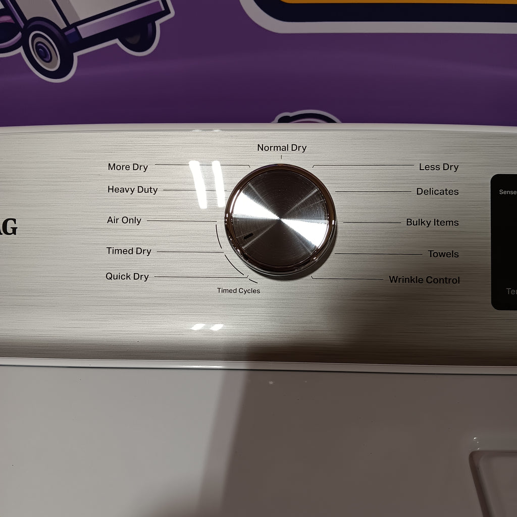 Pictures of Maytag Top Load 4.8 cu ft Washer with Deep Fill and Slow-Close Glass Lid MVW6200KW - Scratch & Dent (Minor) and Maytag 7.0 cu. ft Top Load Gas Dryer with Moisture Sensing 16154 - MGD6200KW - Scratch and Dent (Minor) - Neu Appliance Outlet - Discount Appliance Outlet in Austin, Tx