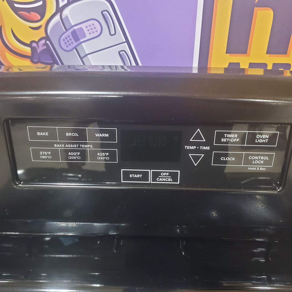 Pictures of Amana Gas 30 Inch Range with Bake Assist Temps and Extra Large Oven Window AGR6303MMB - Scratch and Dent (Minor) - Neu Appliance Outlet - Discount Appliance Outlet in Austin, Tx