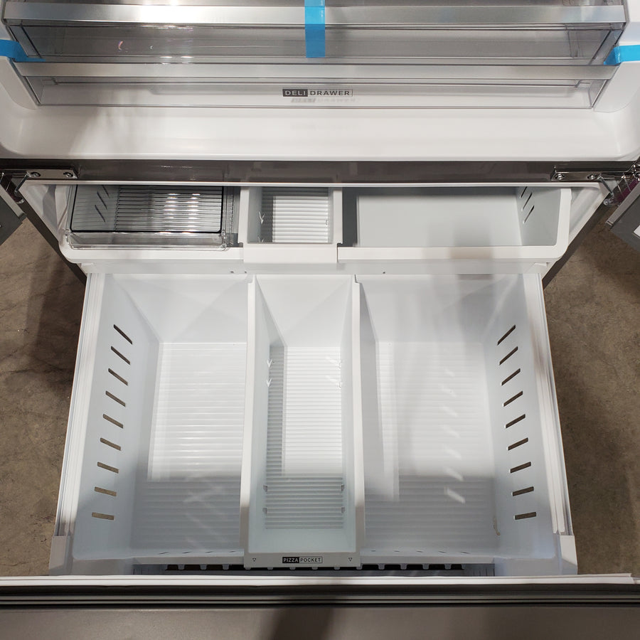 Whirlpool French Door 31 Cu. Ft. Refrigerator with Total Coverage Cooling in Fingerprint Resistant Stainless Steel 22134SD225 - WRFF3136SZ - Scratch & Dent (Minor)