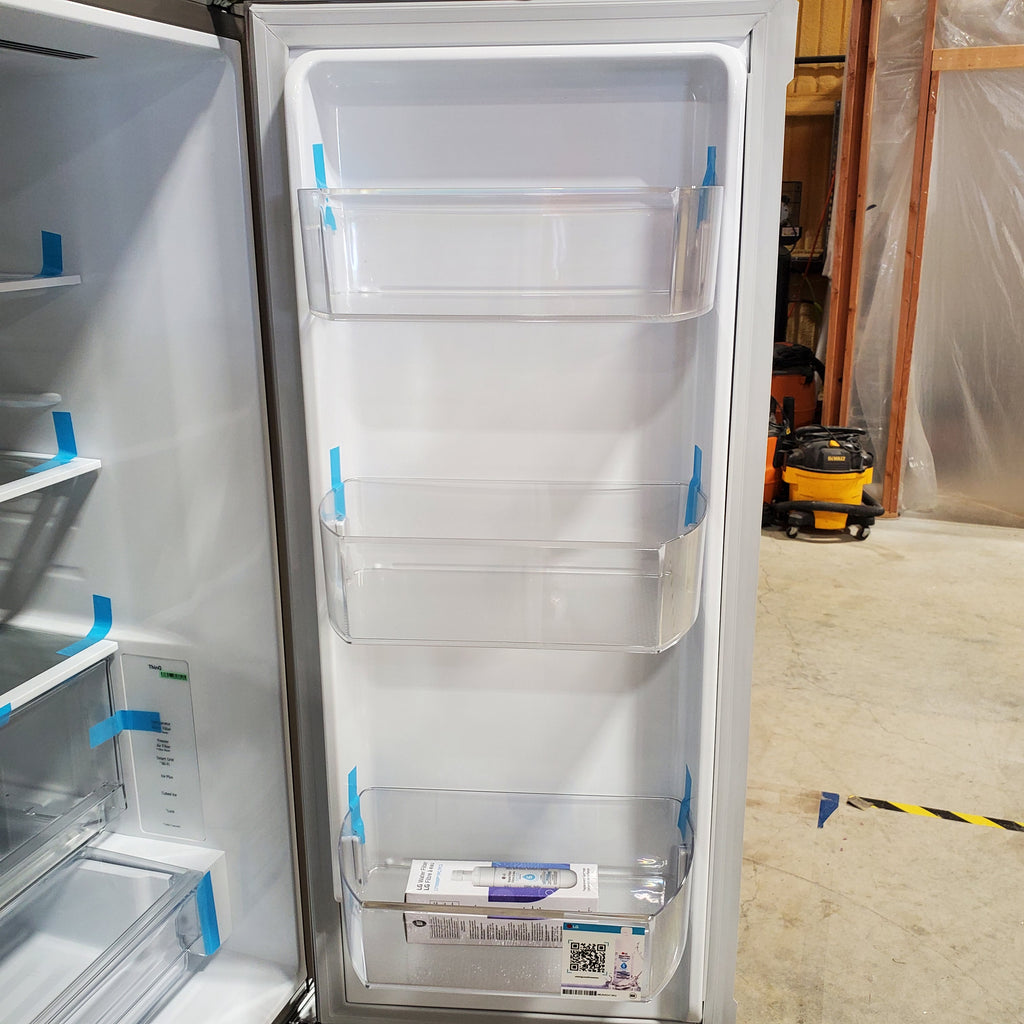 LG 25 cu. ft. Counter-Depth MAX™ with Zero Clearance™ 3-Door French Door Refrigerator with Thin Door Design 3SD688 - LF25Z6211S - Open Box