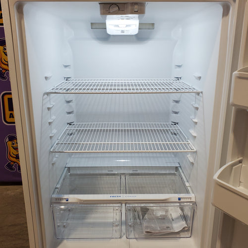 Frigidaire 30" Wide Garage Ready Top Freezer 18 Cu. Ft. Refrigerator with EvenTemp Cooling System and Spacious Interior Storage in White 22136SD271 - FFTR1814WW - Scratch & Dent (Minor)