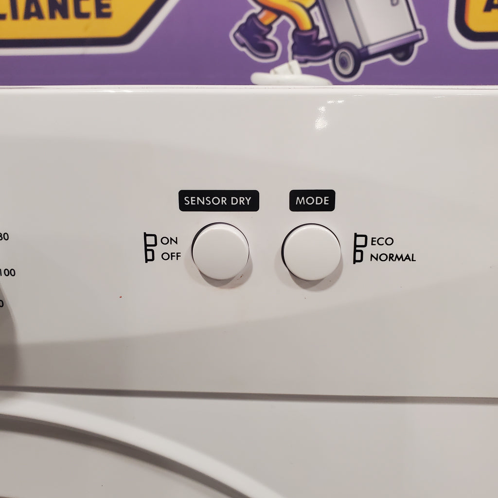 Vibekio 1.8 cu. ft. vented Front Load Stackable Compact Electric Dryer in White 6SD94 - CD-7 - Scratch & Dent (Minor)