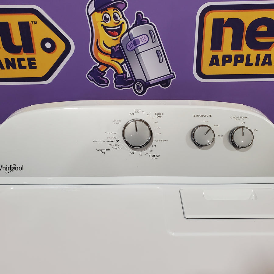 Whirlpool Top Load 3.5 Cu. Ft. Washer with Deep Water Wash Option WTW4816FW - Scratch & Dent (Minor) and Whirlpool Vented 7.0 Cu. Ft. Electric Dryer 16259 - WED4815EW - Scratch & Dent (Minor)