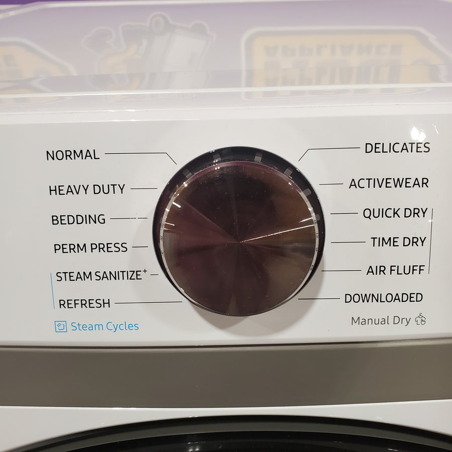 Samsung 7.5 cu. ft. Front Load Gas Dryer with Steam  31134SD186 - DVG45B6300W - Scratch & Dent (Minor)