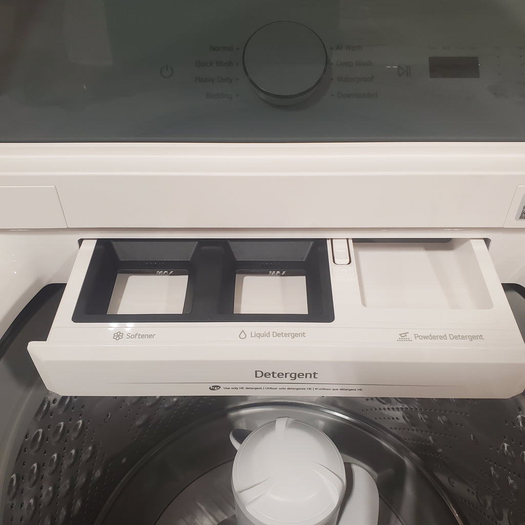 Pictures of LG 4.8 cu. ft. Mega Capacity Smart Top Load Washer with 4-Way® Agitator, EasyUnload™ & AI Sensing WT8205CW - Neu Appliance Outlet - Discount Appliance Outlet in Austin, Tx