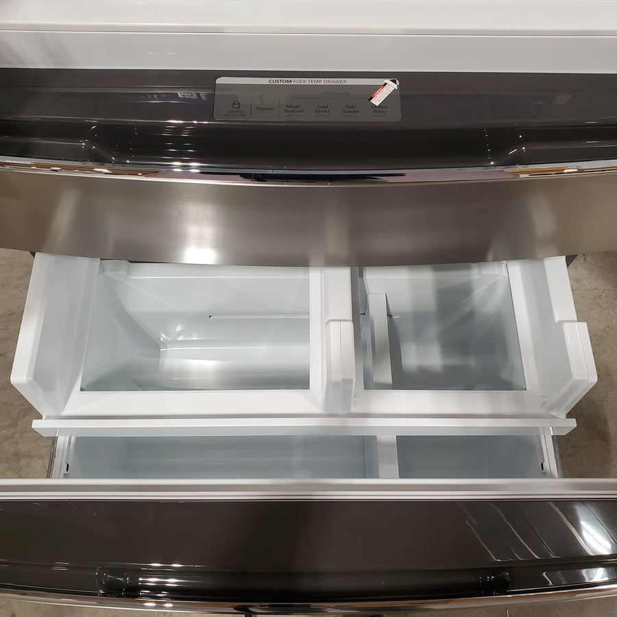 Frigidaire Gallery 22 Cu. Ft. 4-Door Counter-depth French Door Refrigerator with Ice Maker (Fingerprint Resistant Stainless Steel) ENERGY STAR 20232SD618 - GRMC2273CF - Scratch & Dent (Major)