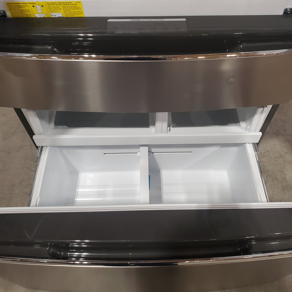 Frigidaire Gallery 22 Cu. Ft. 4-Door Counter-depth French Door Refrigerator with Ice Maker (Fingerprint Resistant Stainless Steel) ENERGY STAR 3SD1012 - GRMC2273CF - Scratch and Dent (Moderate)