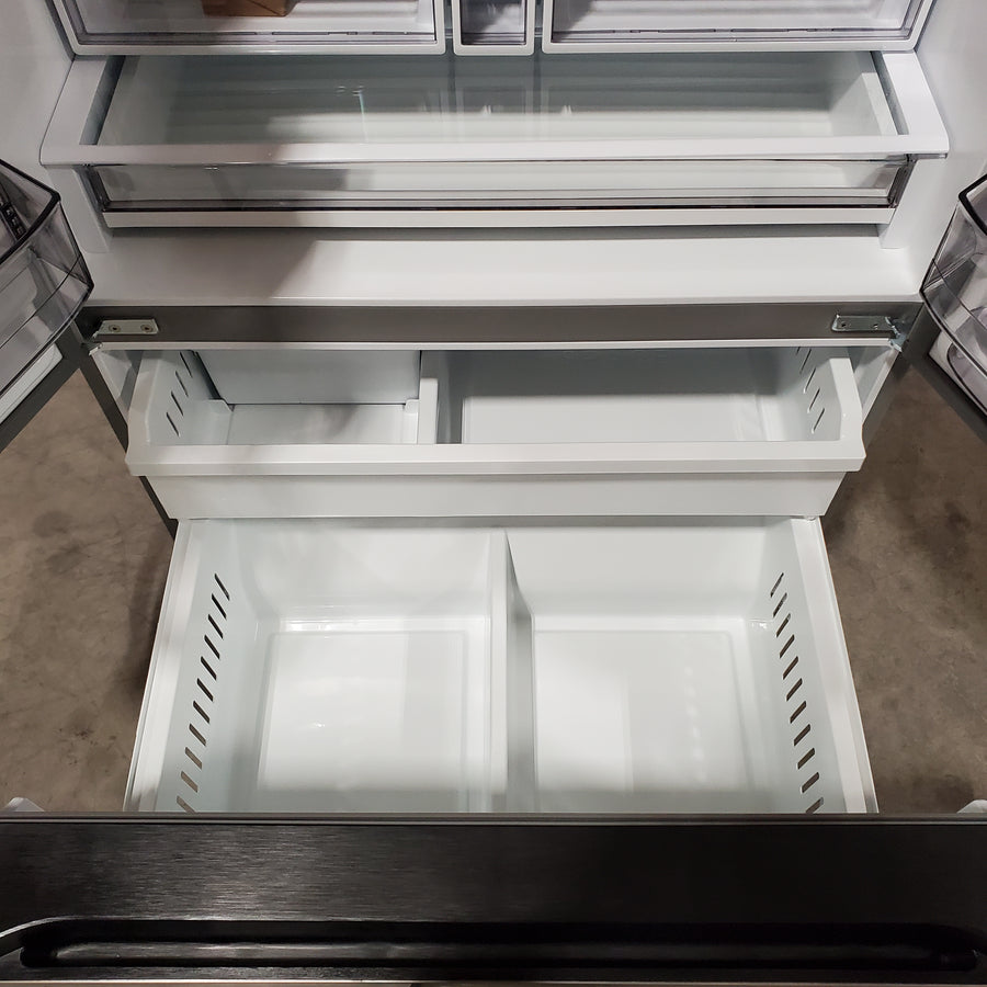 Midea Energy Star 29 cu. ft. OneTouch AutoFill™ French Door Refrigerator in Stainless Steel 22131SD104 - MRF29D9BST - Scratch & Dent (Minor)