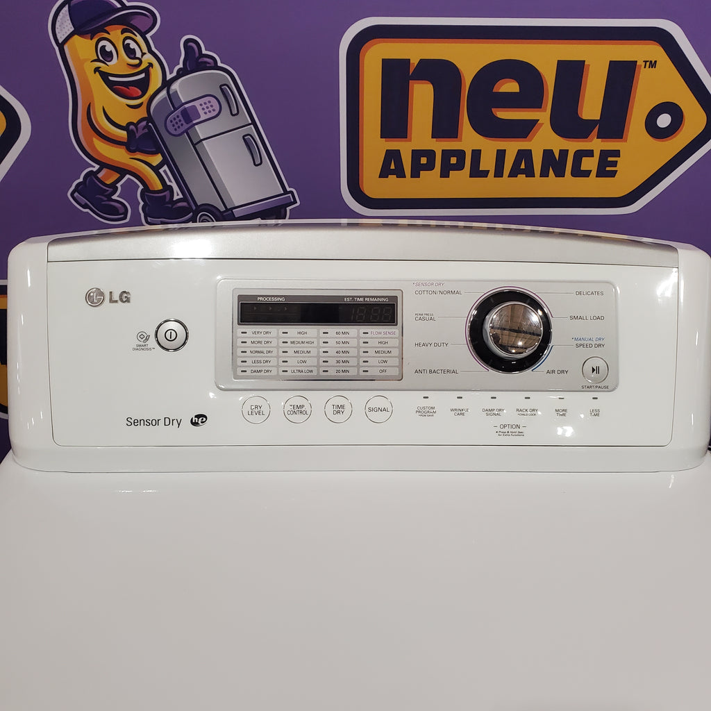 LG 4.1 Cu Ft Agitator Top-Load Washer with 4 Way Agitator and TurboDrum Technology WT6105CW - New in Box and LG 7.3 cu. ft. Ultra Large High Efficiency Gas Dryer w/ Sensor Dry Technology 15022 - DLG4971W - Certified Refurbished