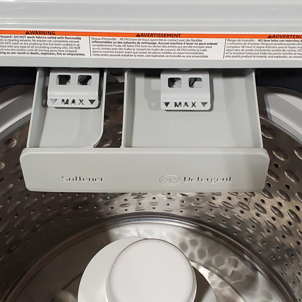 Pictures of GE ENERGY STAR® 4.5 cu. ft. Capacity Washer with Stainless Steel Basket GTW685BPLDG - Certified Refurbished and GE 7.4 cu. ft. Capacity Smart Electric Dryer with HE Sensor Dry GTD75ECPLDG - Certified Refurbished - Neu Appliance Outlet - Discount Appliance Outlet in Austin, Tx