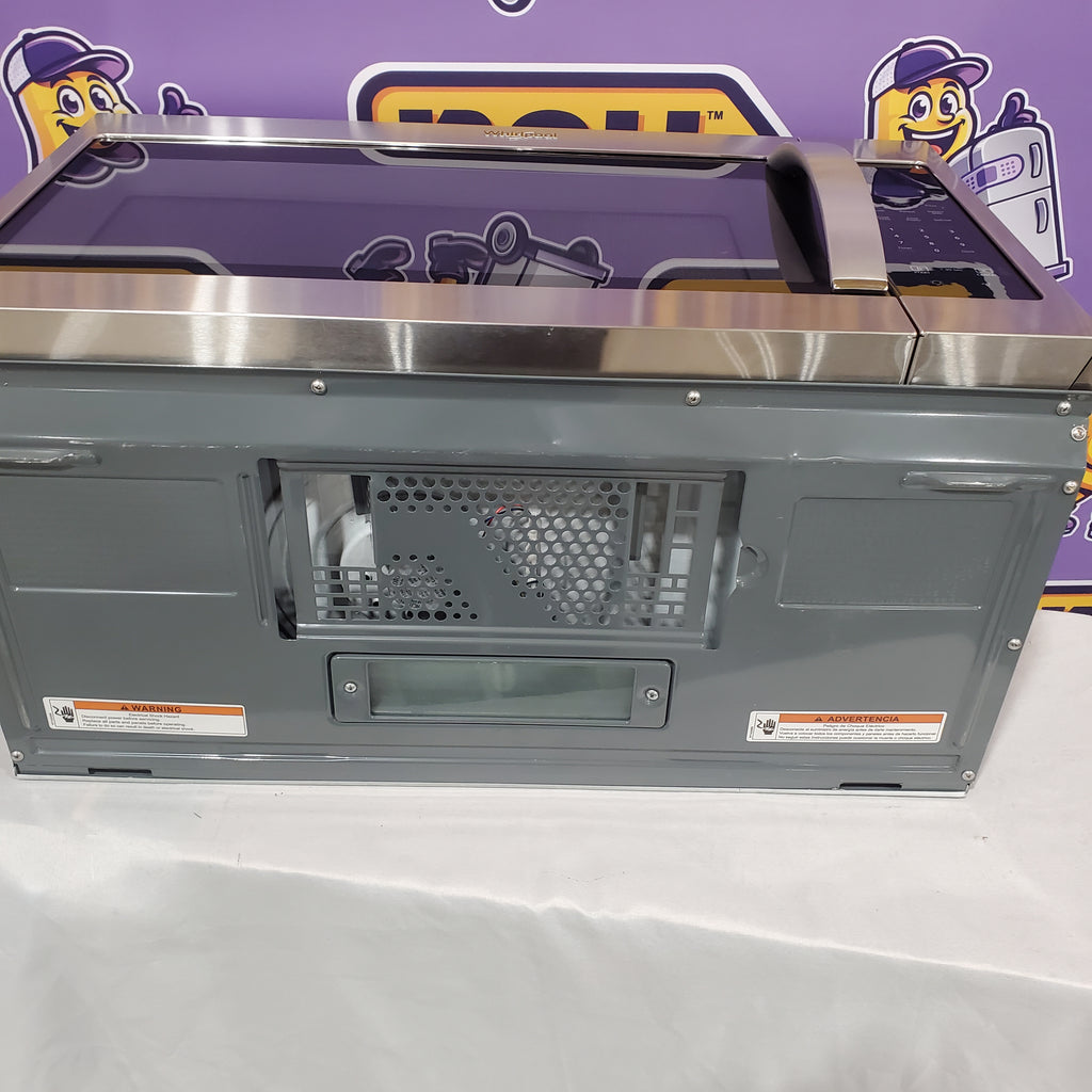 Whirlpool Hood Combination 1.7 Cu. Ft. Microwave with Electronic Touch Controls and Dishwasher Safe Turntable Plate 5SD285 - WMH31017HS - Scratch & Dent (Minor)