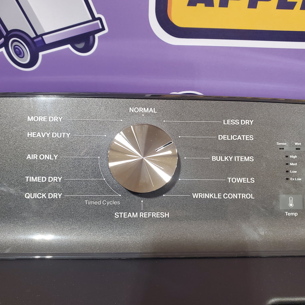 Pictures of Whirlpool Volcano Black Electric 7.0 Cu. Ft. Dryer with Steam Refresh Cycle and Moisture Sensor 6SD60 - WED6150PB - Open Box - Neu Appliance Outlet - Discount Appliance Outlet in Austin, Tx