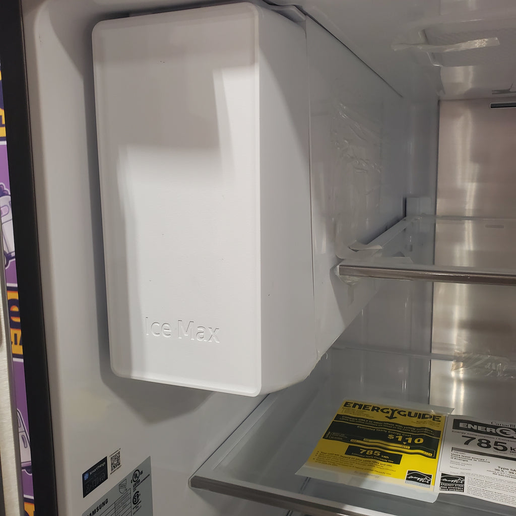 Pictures of Samsung 31 cu. ft. Mega Capacity 3-Door French Door Refrigerator in Stainless Steel with Four Types of Ice 4SD422 - RF32CG5400SR - Scratch & Dent (Minor) - Neu Appliance Outlet - Discount Appliance Outlet in Austin, Tx