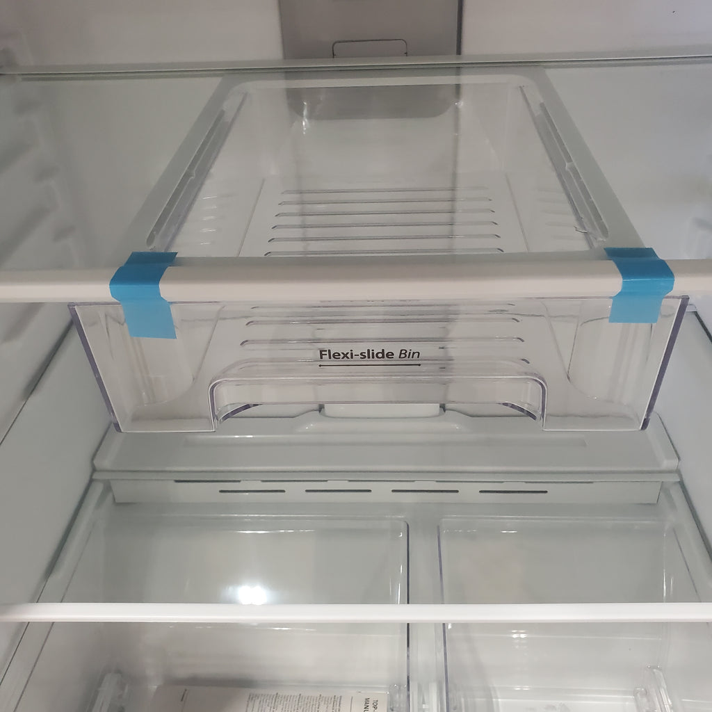 Whirlpool 33" Wide Top Freezer 20.5 cu ft Refrigerator with Ice Maker and Frameless Glass Shelves and Flexi-Slide Bin 3SD868 - WRT311FZDW - Open Box