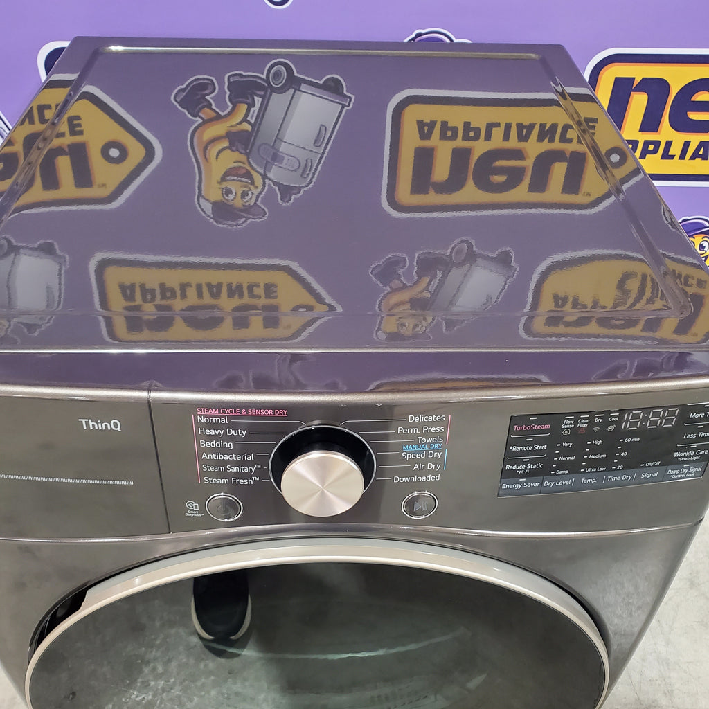 LG Front Load 4.5 Cu. Ft. Washer with TurboWash 360 Technology WM4000HBA - Scratch & Dent (Minor) and LG Smart Wi-Fi Enabled Front Load Electric 7.4 Cu. Ft. Dryer with TurboSteam 16078 - DLEX4000B - Scratch & Dent (Moderate)