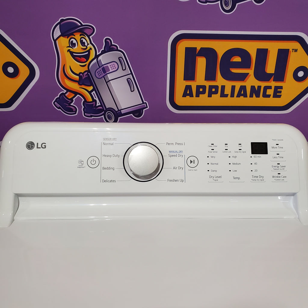 LG 7.3 cu. ft. Ultra Large Capacity Electric Dryer with Sensor Dry Technology 3SD904 - DLE7150W - Open Box