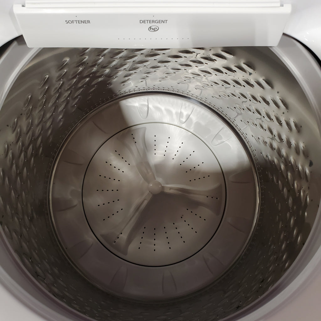 Pictures of Maytag Top Load 4.8 cu ft Washer with Deep Fill and Slow-Close Glass Lid MVW6200KW - Scratch & Dent (Minor) and Maytag 7.0 cu. ft Top Load Gas Dryer with Moisture Sensing 16198 - MGD6200KW - Scratch and Dent (Minor) - Neu Appliance Outlet - Discount Appliance Outlet in Austin, Tx