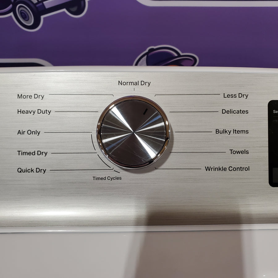 Maytag Top Load 4.8 cu ft Washer with Deep Fill and Slow-Close Glass Lid MVW6200KW - Scratch & Dent (Moderate) and Maytag 7.0 cu ft Electric Dryer with Moisture Sensing and Quick Dry Cycle T8712 - MED6200KW - Scratch & Dent (Moderate)