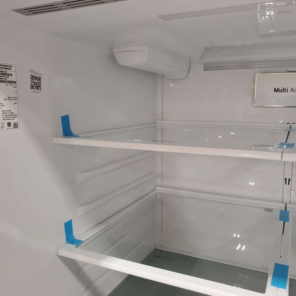 Pictures of LG 28 cu. ft. 3 Door French Door, Ice and Water with Single Ice Maker in Printproof Stainless Steel 4SD138 - LRFS28XBS - Scratch & Dent (Minor) - Neu Appliance Outlet - Discount Appliance Outlet in Austin, Tx