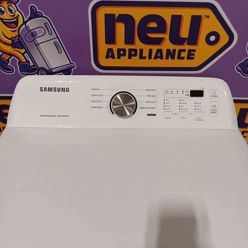Pictures of Samsung 7.2 cu. ft. Electric Dryer with Sensor Dry in White DVE45T3200W - Certified Refurbished - Neu Appliance Outlet - Discount Appliance Outlet in Austin, Tx