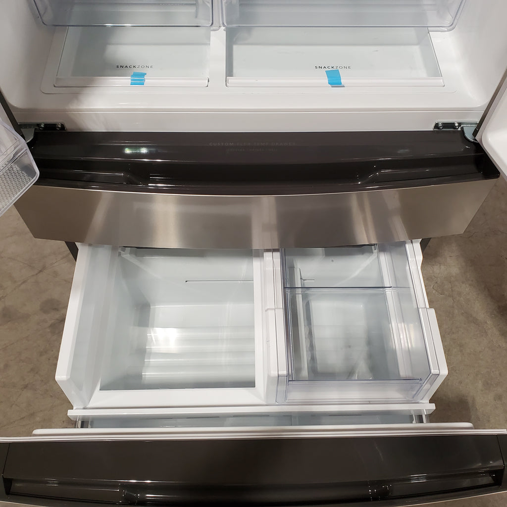 Pictures of Frigidaire 26 Cu. Ft. Standard-Depth 4-Door French Door Refrigerator 20331SD297 - FRMS274TAV - Scratch & Dent (Major) - Neu Appliance Outlet - Discount Appliance Outlet in Austin, Tx