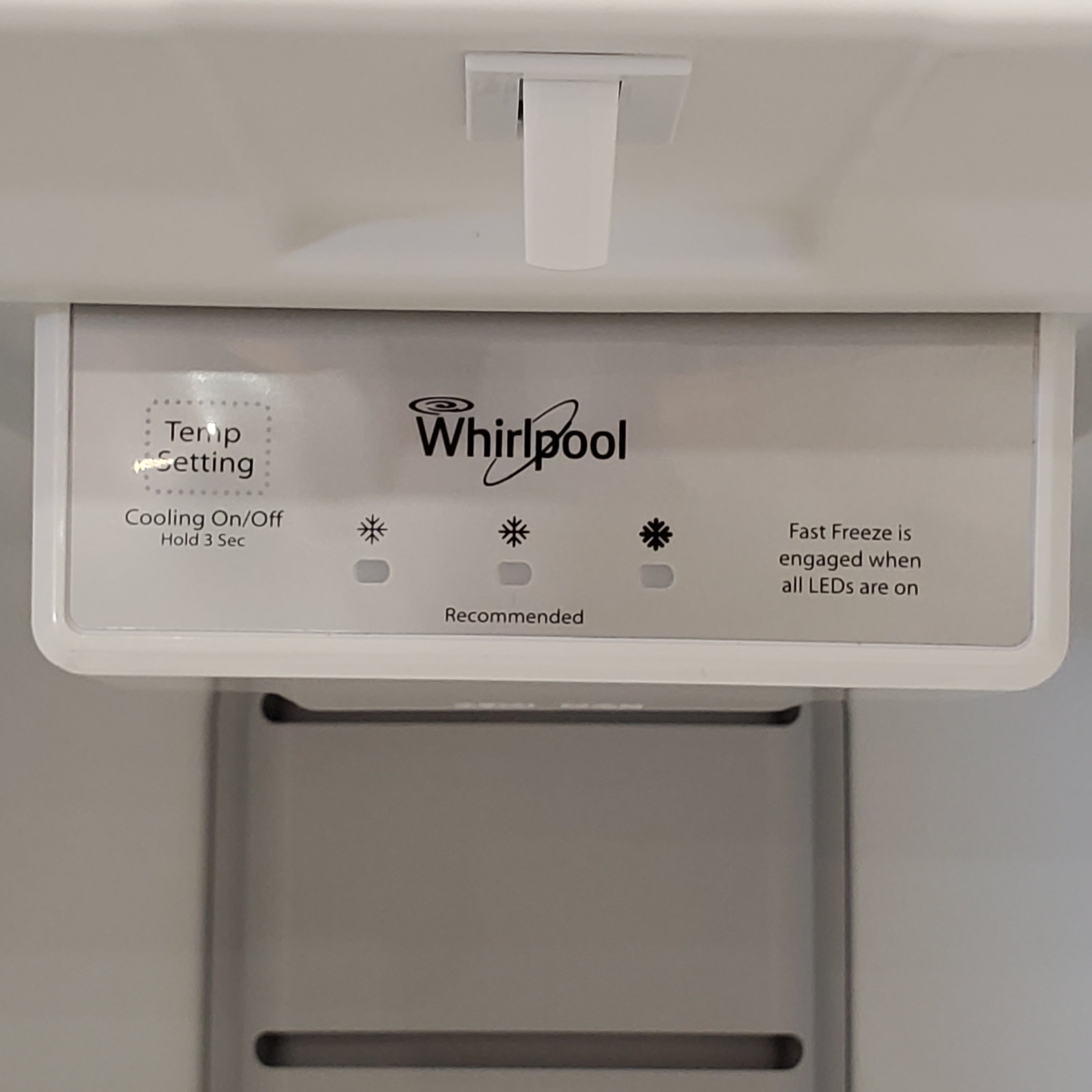 Whirlpool 16 cu. ft. Upright Freezer with LED Lighting WZF34X16DW
