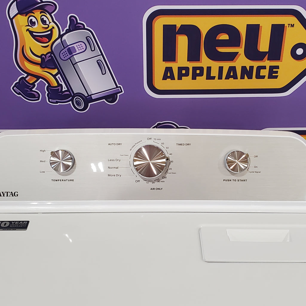 Pictures of MayTag 7.0 cu. ft. Top Load Electric Wrinkle Prevent Dryer MED4500MW - Scratch & Dent (Minor) - Neu Appliance Outlet - Discount Appliance Outlet in Austin, Tx