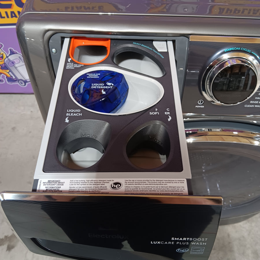 Electrolux Titanium Front Load 600 Series 4.5 Cu. Ft. Washer with Smartboost and Hand Wash Cycle 22231SD282 - ELFW7637AT - Scratch & Dent (Moderate)