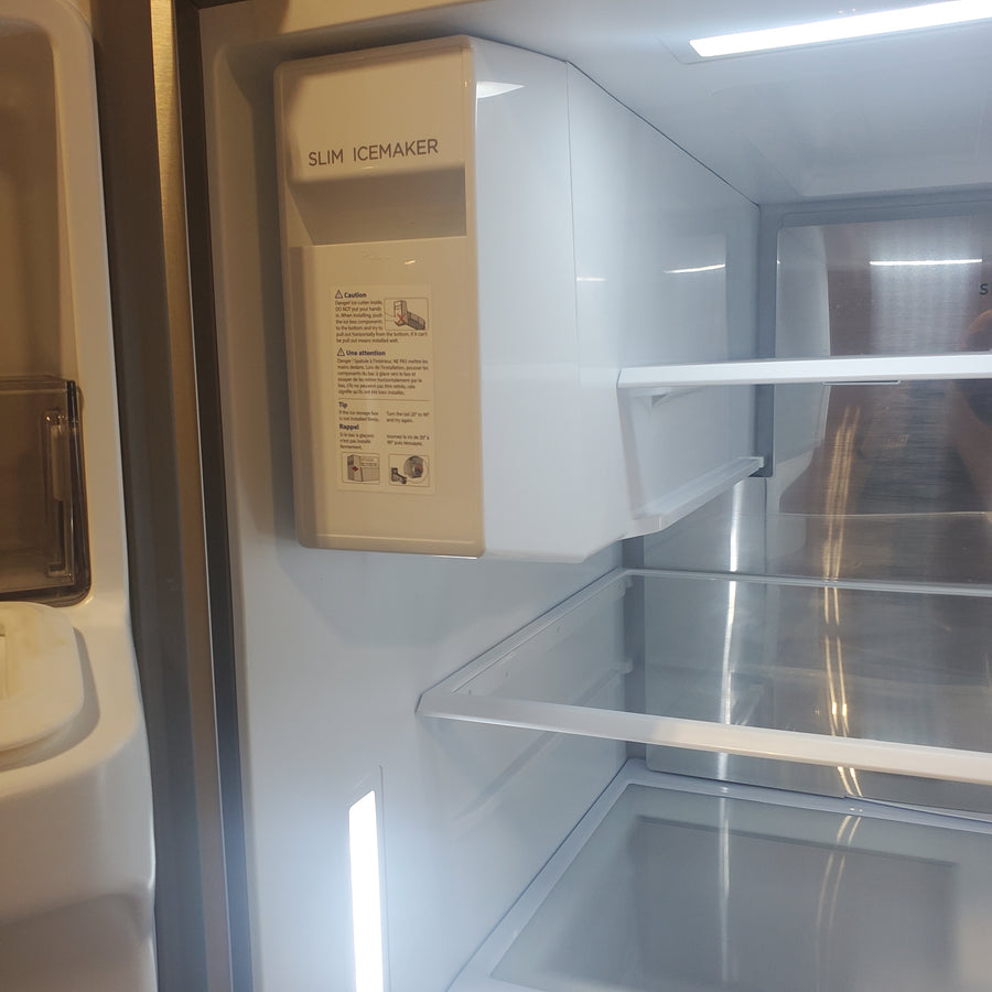 Midea Energy Star 29 cu. ft. OneTouch AutoFill™ French Door Refrigerator in Stainless Steel 22231SD311 - MRF29D9BST - Scratch & Dent (Major)