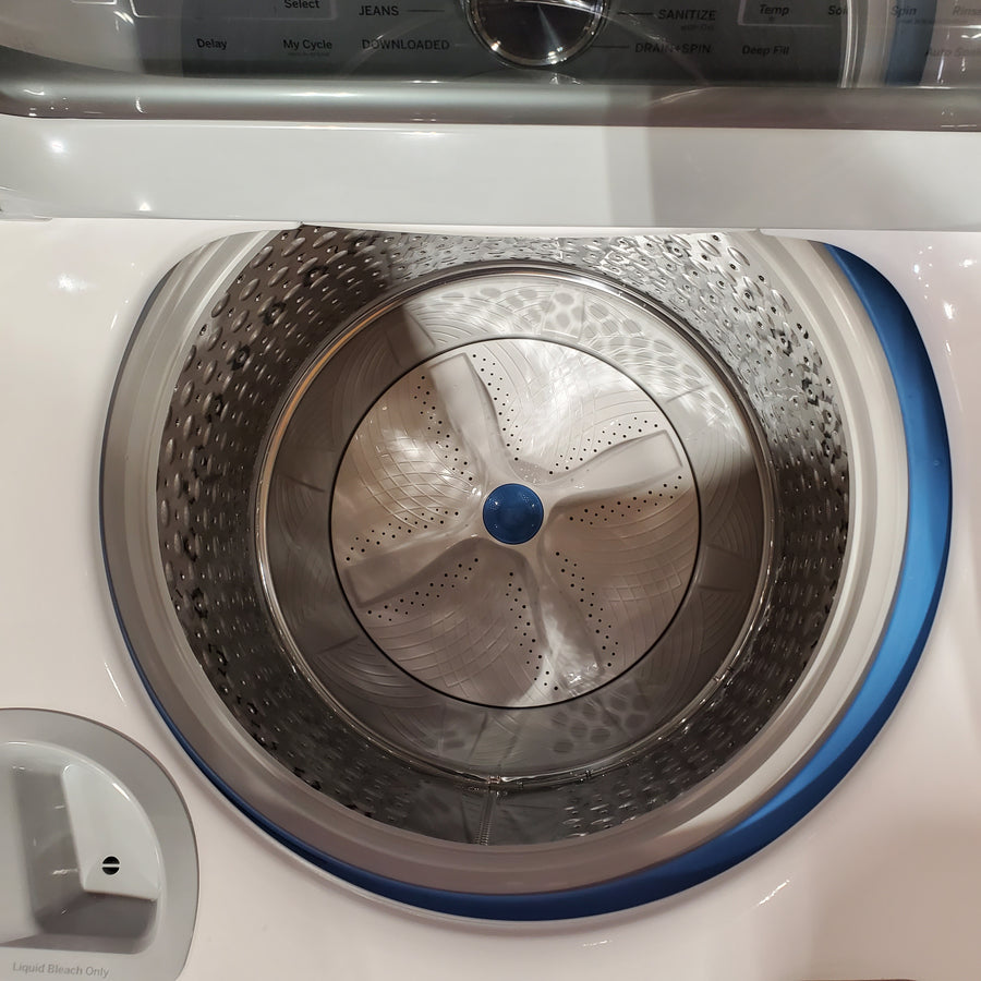 GE Profile 5.0 cu. ft. High-Efficiency ENERGY STAR Smart Top Load Washer in White with Microban Technology 22136SD251 - PTW600BSRWS - Scratch & Dent (Minor)