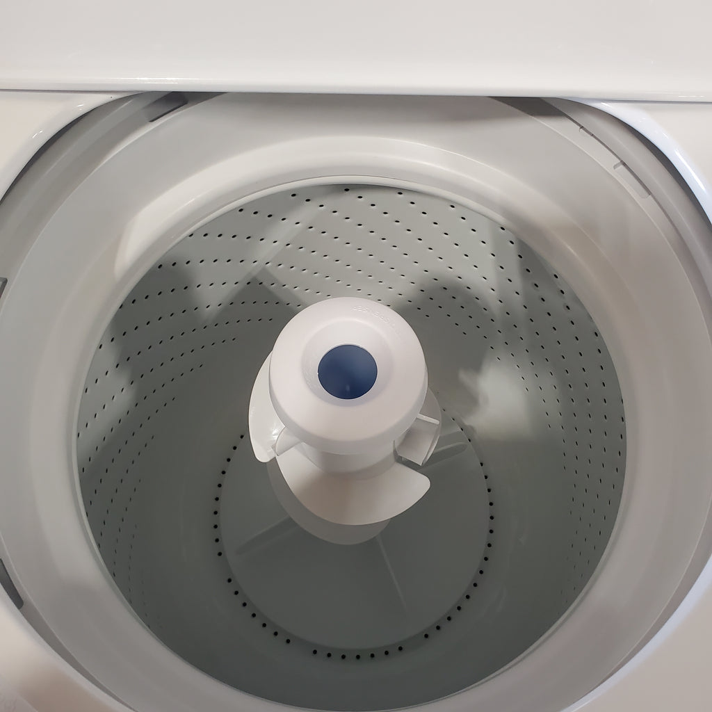 Pictures of Whirlpool 3.5 cu. ft. High Efficiency Top Load Washing Machine with Deep Water Wash WTW4816FW - Open Box and Whirlpool White Electric 7.0 Cu. Ft. Dryer with Auto Dry WED4950HW - Scratch & Dent (Minor) - Neu Appliance Outlet - Discount Appliance Outlet in Austin, Tx