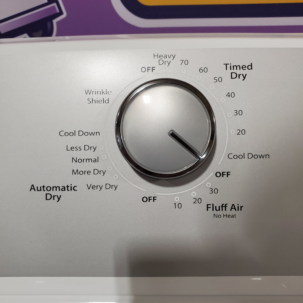Pictures of Whirlpool 3.5 cu. ft. High Efficiency Top Load Washing Machine with Deep Water Wash WTW4816FW - Open Box and Whirlpool 7.0 cu. ft. Top Load Gas Dryer with AutoDry™ Drying System with Wrinkle Shield™ Option 16033 - WGD4950HW- Scratch & Dent (Minor) - Neu Appliance Outlet - Discount Appliance Outlet in Austin, Tx