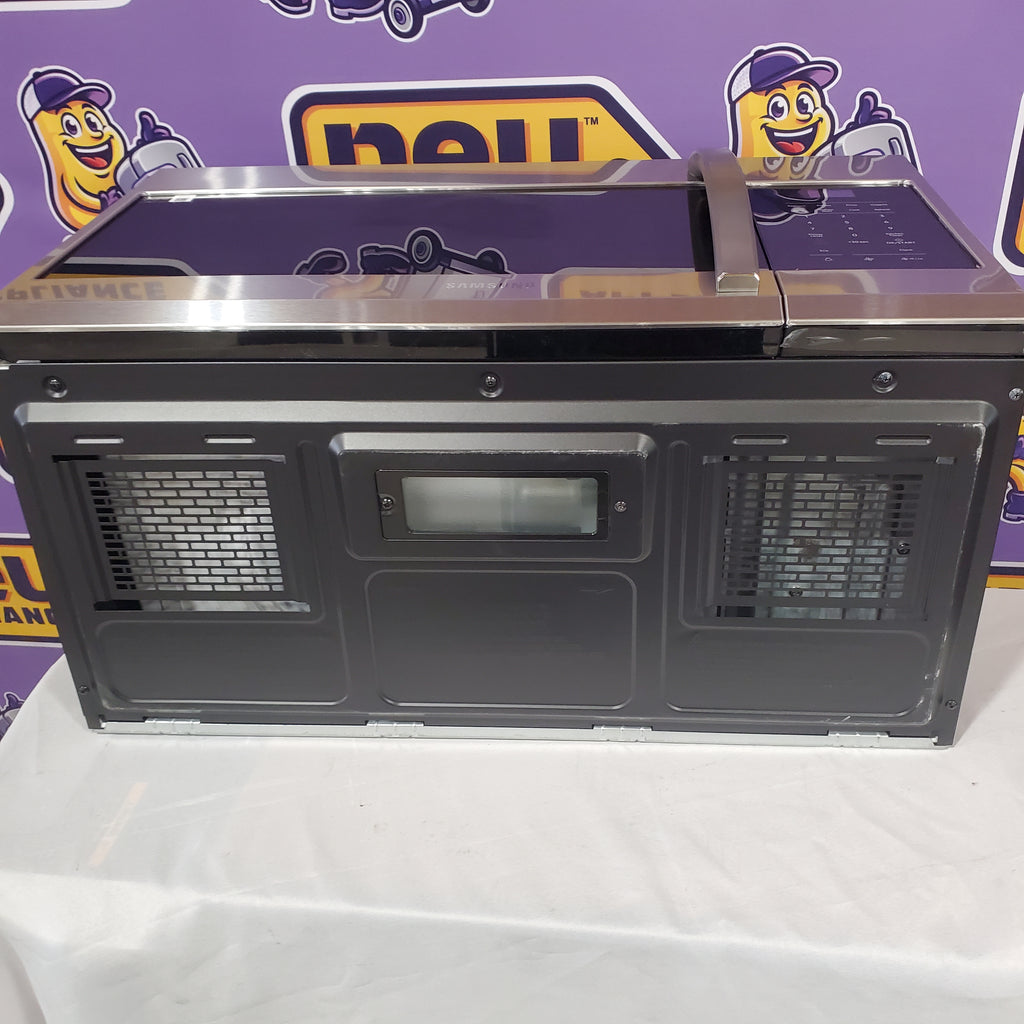 Pictures of Samsung 30 inch 1.7 cu. ft. Over-the-Range Microwave in Fingerprint Resistant Stainless Steel 18SD053 - ME17R7021ES - Open Box - Neu Appliance Outlet - Discount Appliance Outlet in Austin, Tx