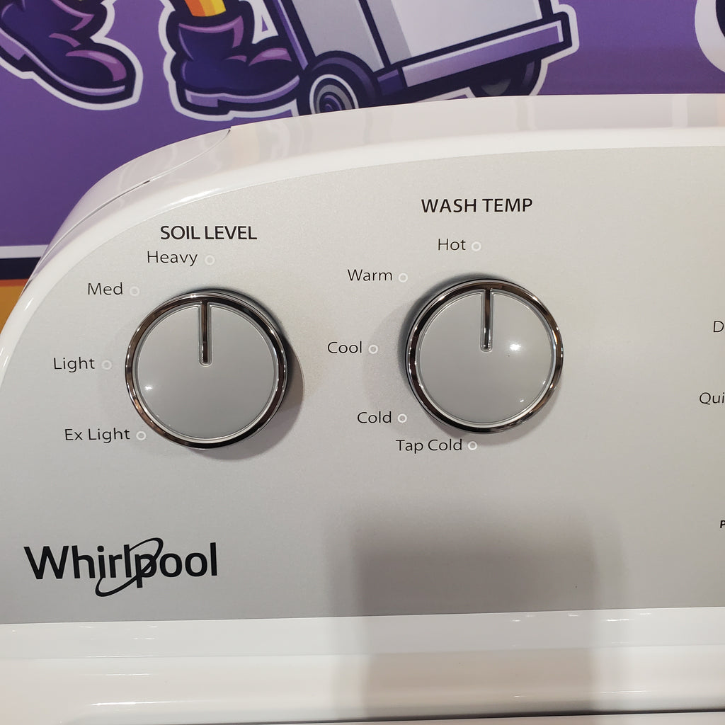 Whirlpool Top Load 3.5 Cu. Ft. Washer with Deep Water Wash Option WTW4816FW - Open Box and Whirlpool Vented 7.0 Cu. Ft. Electric Dryer 16104 - WED4815EW - Open Box